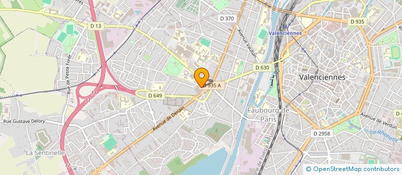 localisation de l'entreprise VALQUEPECQ à VALENCIENNES