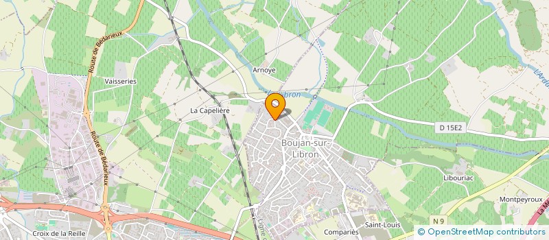 localisation de l'entreprise VALQUESTRIAN  BOUJAN-SUR-LIBRON