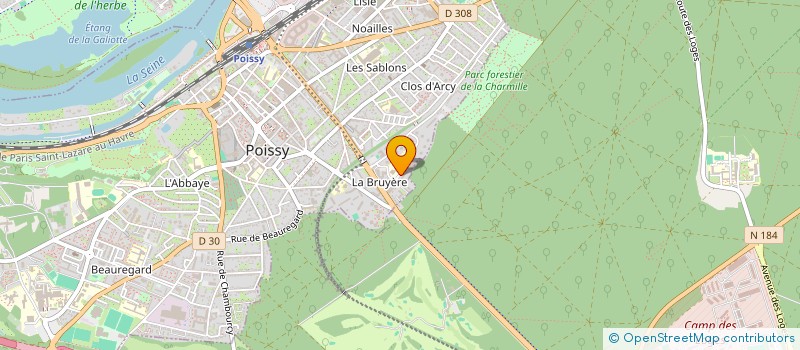 localisation de l'entreprise VALR CONSEIL  POISSY