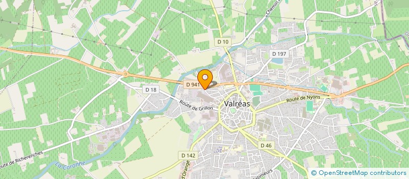 localisation de l'entreprise VALREAS AUTO CONTROL à VALREAS
