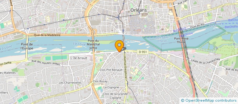localisation de l'entreprise VALREM SARL à ORLEANS
