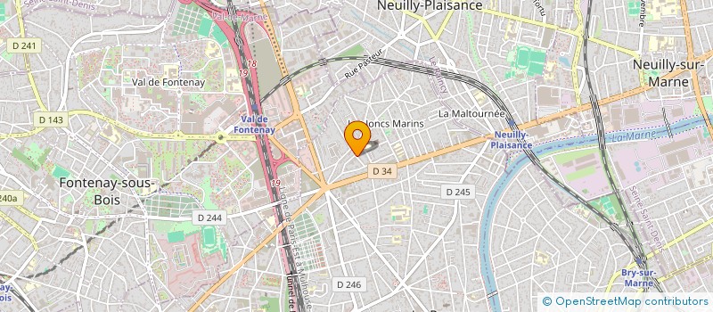 localisation de l'entreprise VALRENOV à LE PERREUX-SUR-MARNE