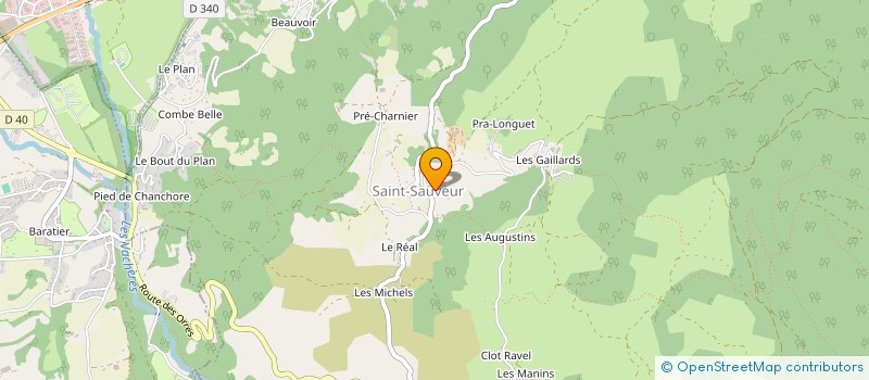 localisation de l'entreprise VALRINE BLANC  EMBRUN