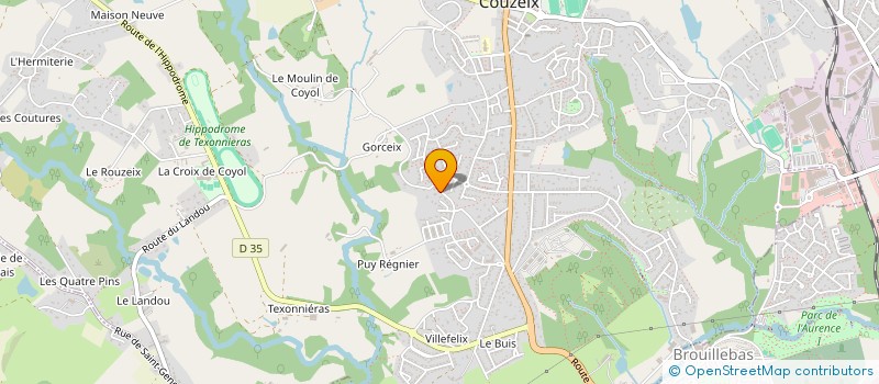 localisation de l'entreprise VALRIO à COUZEIX