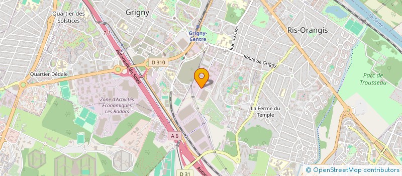 localisation de l'entreprise VALRIS à RIS-ORANGIS