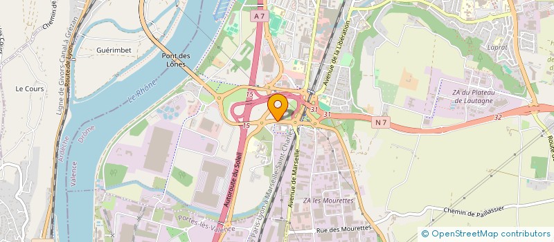 localisation de l'entreprise VALROCH à VALENCE