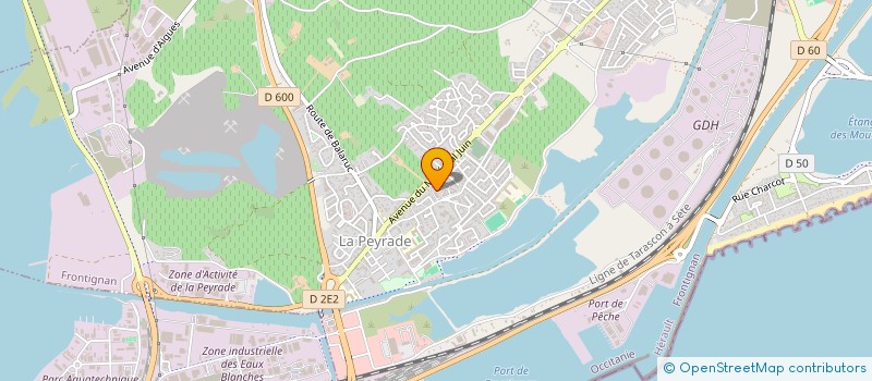 localisation de l'entreprise VALRODE à FRONTIGNAN