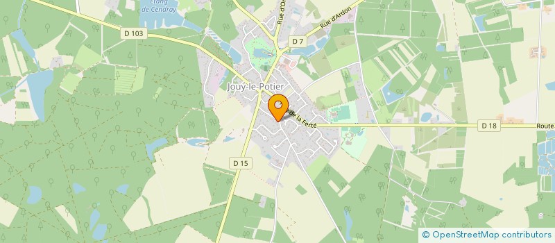 localisation de l'entreprise VALROM à JOUY-LE-POTIER