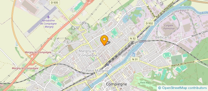 localisation de l'entreprise VALROMAIN  MARGNY-LES-COMPIEGNE