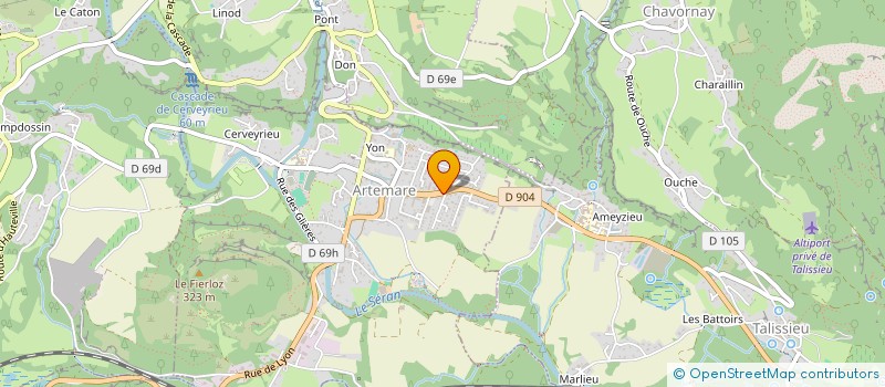 localisation de l'entreprise VALROMEY EN SCENE  ARTEMARE