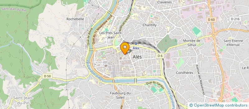 localisation de l'entreprise VALROS  ALES