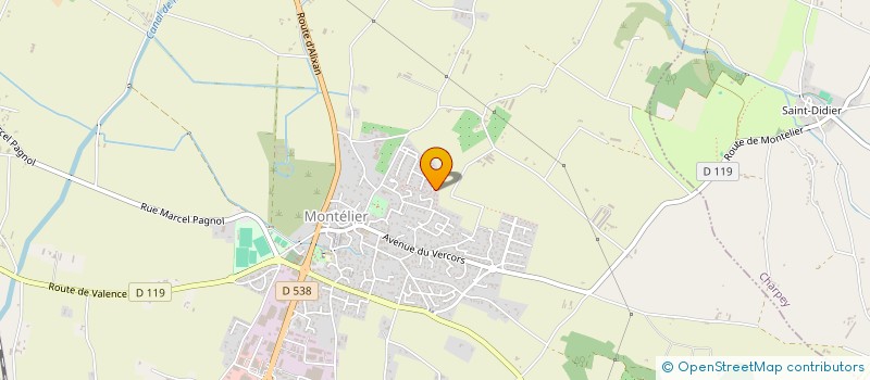 localisation de l'entreprise VALROSAS à MONTELIER