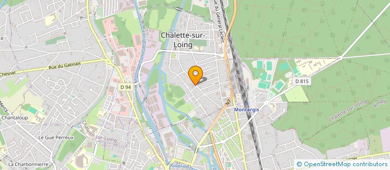 localisation de l'entreprise VALROSS SARL à CHALETTE-SUR-LOING
