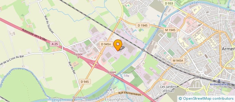 localisation de l'entreprise VALROTALYS  NIEPPE