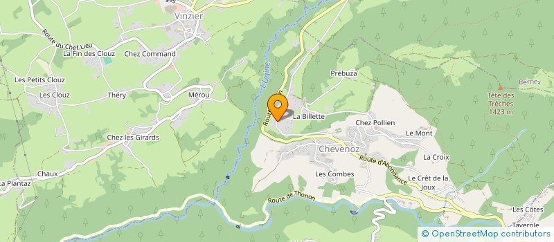 localisation de l'entreprise VALROY à LUGRIN