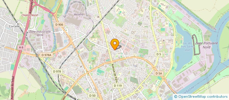 localisation de l'entreprise VALS à CHALON-SUR-SAONE
