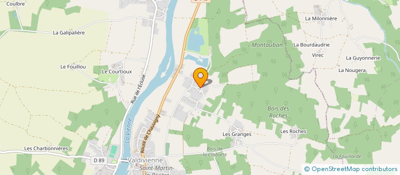 localisation de l'entreprise VALS DE GARTEMPE ET D'ANGLIN CANOE LA FOURMY  ARCHIGNY