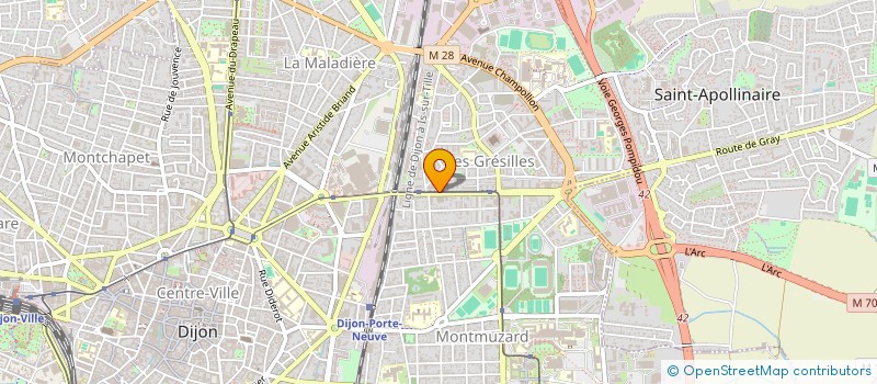 localisation de l'entreprise VALS-NICOLLE à DIJON