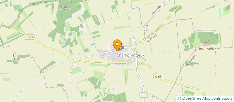 localisation de l'entreprise VALSAINTEX  CHAMPMOTTEUX