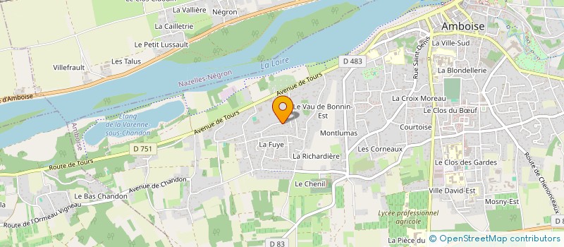 localisation de l'entreprise VALSAM  AMBOISE