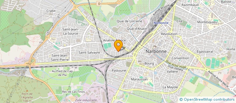 localisation de l'entreprise VALSAN à NARBONNE
