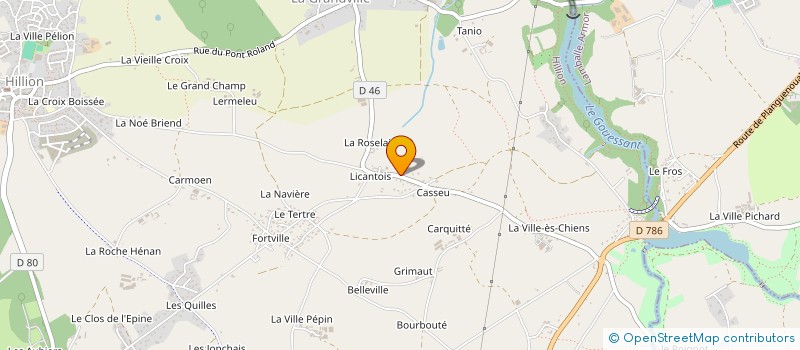 localisation de l'entreprise VALSANEC  HILLION