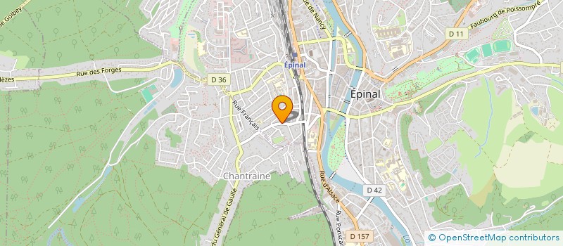 localisation de l'entreprise VALSAR  EPINAL