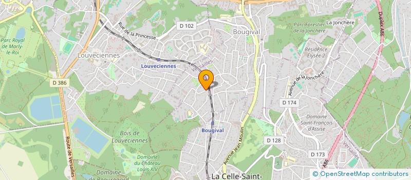 localisation de l'entreprise VALSE  BOUGIVAL