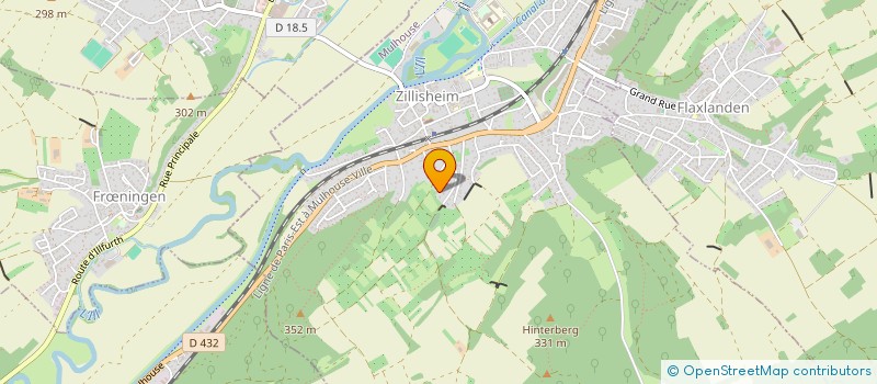 localisation de l'entreprise VALSE  ZILLISHEIM