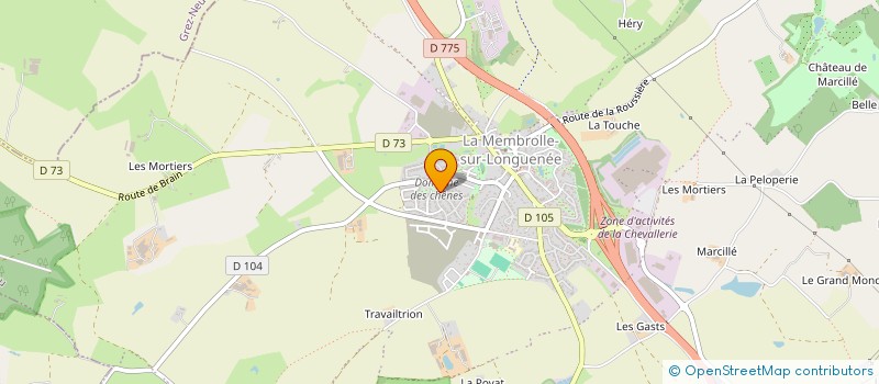 localisation de l'entreprise VALSE DE SAVEURS à LONGUENEE-EN-ANJOU