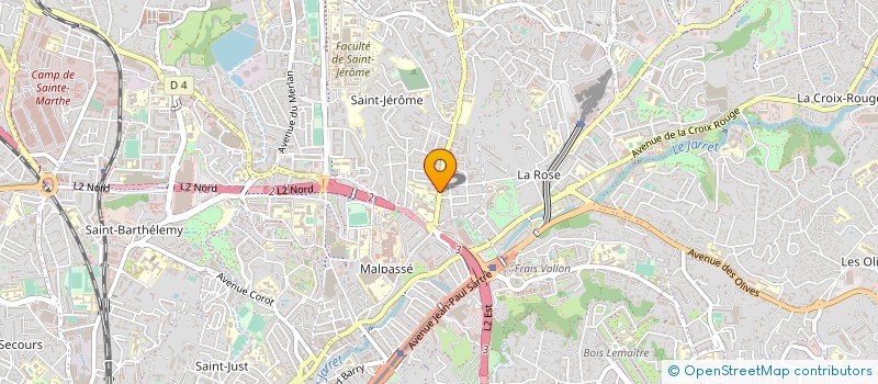 localisation de l'entreprise VALSE DES DRAGEES à MARSEILLE