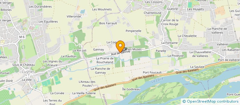 localisation de l'entreprise VALSE ET TANGO EN FOLIE  FONDETTES