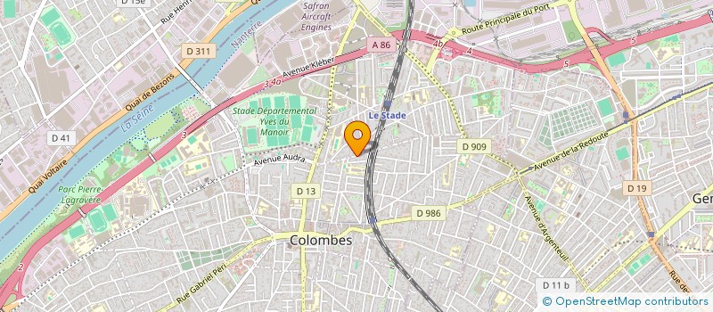 localisation de l'entreprise VALSEM à COLOMBES