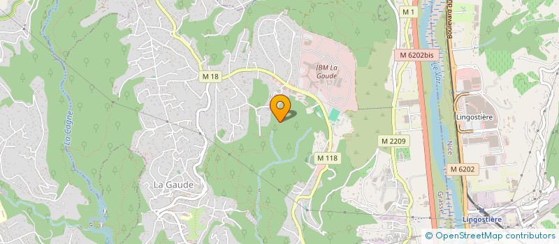 localisation de l'entreprise VALSERENO  LA GAUDE