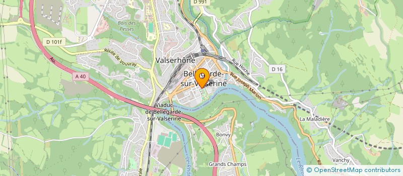 localisation de l'entreprise VALSERHONE CHALEUR à VALSERHONE
