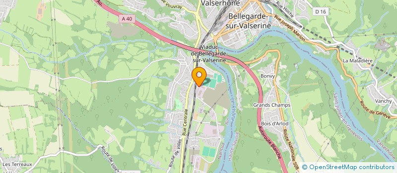 localisation de l'entreprise VALSERINE TERRASSEMENT à VALSERHONE