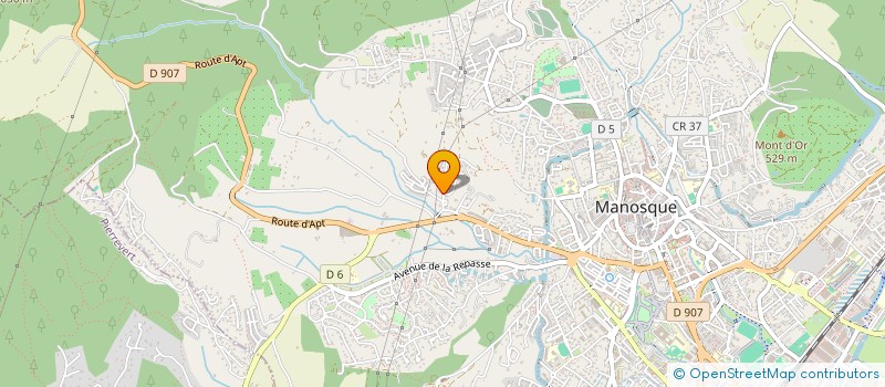 localisation de l'entreprise VALSITA à MANOSQUE