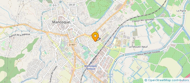 localisation de l'entreprise VALSOGEST à MANOSQUE