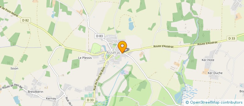 localisation de l'entreprise VALSTEPH  ASSERAC