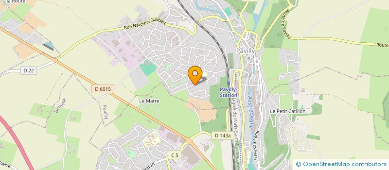 localisation de l'entreprise VALSTEPH  PAVILLY