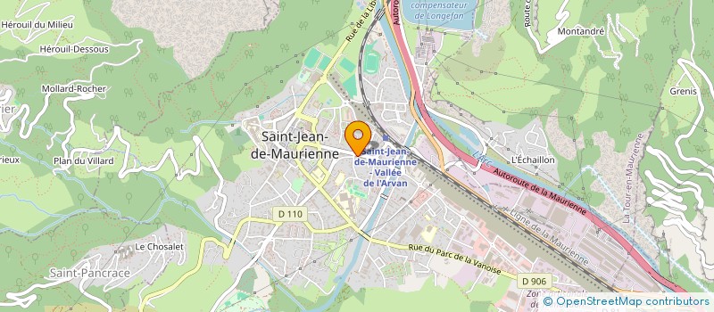 localisation de l'entreprise VALSUSA ARREDAMENTI à SAINT-JEAN-DE-MAURIENNE