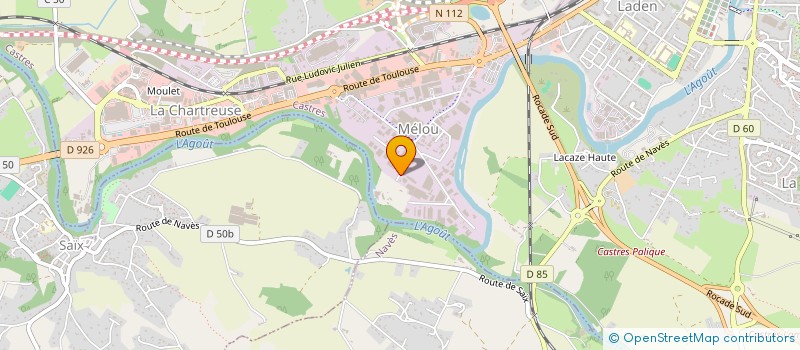 localisation de l'entreprise VALSYL  CASTRES