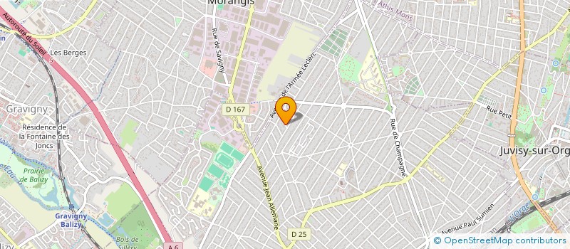 localisation de l'entreprise VALTAB BAT à SAVIGNY-SUR-ORGE