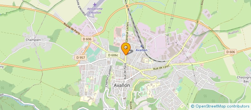 localisation de l'entreprise VALTAT INDIVISION  AVALLON