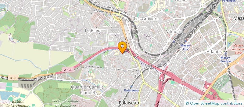 localisation de l'entreprise VALTEAMSERVICES à PALAISEAU