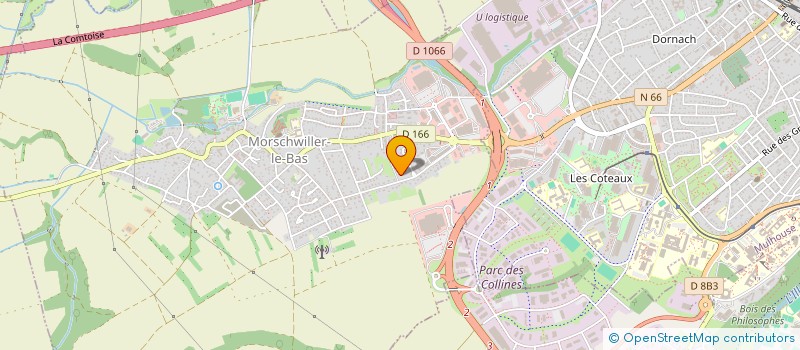 localisation de l'entreprise VALTENA  MORSCHWILLER-LE-BAS