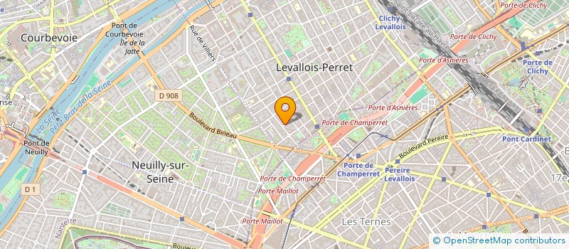 localisation de l'entreprise VALTEO à LEVALLOIS-PERRET