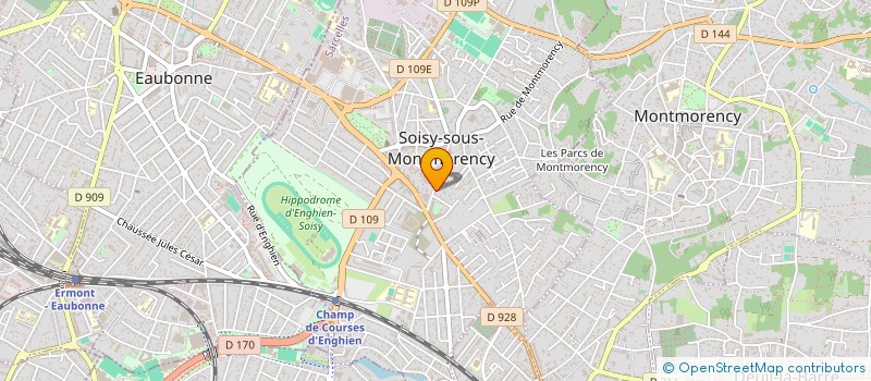 localisation de l'entreprise VALTEO à SOISY-SOUS-MONTMORENCY