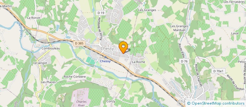 localisation de l'entreprise VALTERIA  CHESSY