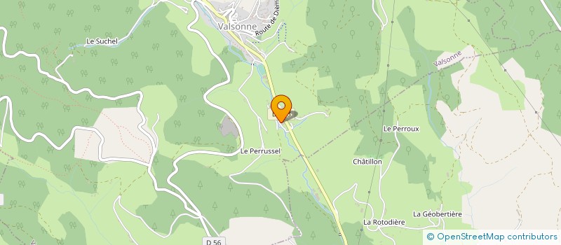 localisation de l'entreprise VALTEX GROUP à VALSONNE